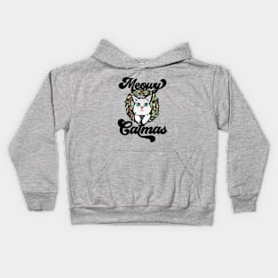 Christmas Cat Kids Hoodie